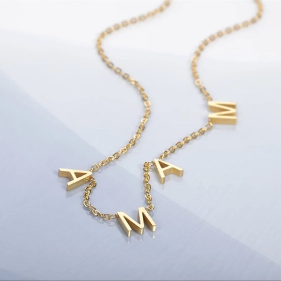 MAMA Necklace NIP Custom MADE Gold, Rose Gold, Or Silver $75 in boutique (1) - Picture 1 of 5